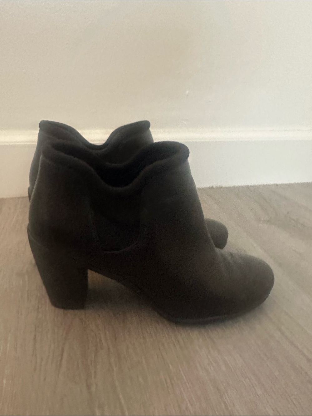 Women's Black Ankle Boots - Classic Block Heel